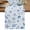 Periwinkle, Cornflower Blue, variant on Summer Coastal Table Runner, Tropical Ocean Coral Starfish Conch Aqua Washable Cotton Linen Table Runners 36 Inches Long, Dresser Scarf Runner for Nightstand/End Tables/Round Tables 13''x36''