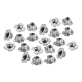 thumbnail image 3 of 150Pcs M8 Metal Captive T Nuts Pronged Tee Blind Nuts Metric, 3 of 8