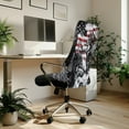 thumbnail image 3 of FKELYI Grunge Wolf American Flag Print Office Chair Cover Removable Computer Chair Slipcover Anti-Dust Swivel Chair Protector Covers for Boss Chair Armchair Decor, Large, 3 of 6