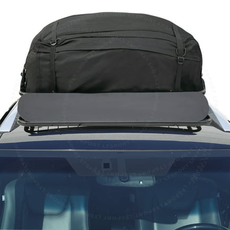 Car Roof Top Basket Travel Luggage Carrier Cargo Rack + Bag + Wind Fairing Fit Subaru Forester Impreza Legacy Outback (Best Cargo Carrier For Subaru Outback)