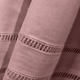 thumbnail image 3 of Levinsohn Textile Linenweave Hemstitch 15 Inch Bed Skirt Full - Blush, 3 of 5