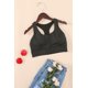thumbnail image 1 of ABPHQTO Sujetador deportivo push up deportivo negro para mujer, 1 of 5