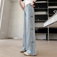 thumbnail image 7 of OGLCCG Girls Jeans Y2K High Waist Vintage Straight Leg Denim Pants with Pockets Boyfriend Trendy Streetwear Bow Embroidered Denim Pants 3-14 Years, 7 of 7