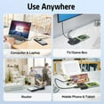 thumbnail image 6 of Alxum IDE to SATA Adapter Cable, IDE to USB External Hard Drive Reader for 2.5/3.5 inch IDE HDD and SATA III HDD/SSD, with USB C Cable with USB A Adapter and 12V/2A Power Supply, 6 of 7
