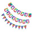 thumbnail image 1 of Matsuzay Tie-dye colgante colgante colorido fiesta suministros fondo accesorios habitación decoración conjunto regalo ancianos feliz cumpleaños fiesta Kits de decoración para fiestas Matsuzay HA062410-00B, 1 of 6
