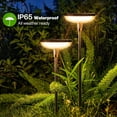 thumbnail image 6 of 6 Pack 31" Tall Solar Pathway Lights Outdoor Waterproof, Bright Solar Garden Lights for Highlighting Plants, Solar Lights for Outside Yard Path Walkway Driveway, 6 of 7