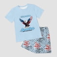 thumbnail image 4 of Girls Summer Outfits 2Pcs Kids Clothes Girls Tie Knot Front Tops T-Shirts and Casual Short Sets 5-12Y Girls Summer Set 2-12 Years,7-8 Years, 4 of 7
