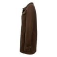 thumbnail image 5 of Jacket Women Suede Sherpa Lined Peacoat (Brown S), 5 of 5