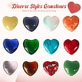 thumbnail image 3 of Valentine's Day Crystal Stone Set 24 PCS Heart Gemstones with Greeting Cards for Kids Classroom Exchange Party Favors, 3 of 6