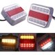 thumbnail image 1 of 1 Pcs Trailer Tail Lights LED 12V Truck Tail Light Brake Lamp Waterproof Lighting Universal for Car Truck Lorry Caravan Trailers, 1 of 4