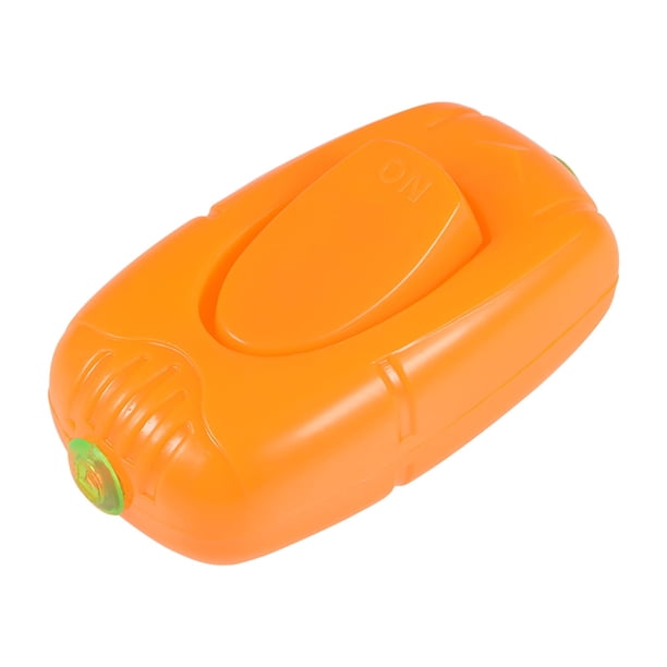 Interruptor de cordón en línea Unique Bargains AC 250V 6A On-Off DPST Control Interruptor de palanca Naranja