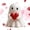 Red Love Ghost, variant on Ghost Figurine Halloween Decorations Ghost Decor, Rock Funny Ghost Statue, Cute Ghost Figurine,Resin Ghost Statue Halloween Decoration for Gift Props Tabletop Home Decor New Year's Gifts(Rock)