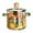 GN2, variant on Heat- Borosilicate Glass Stovetop Cooking Pot with Lid for Simmering Soup Milk Pasta and Porridge Easy Clean Transparent Cookware
