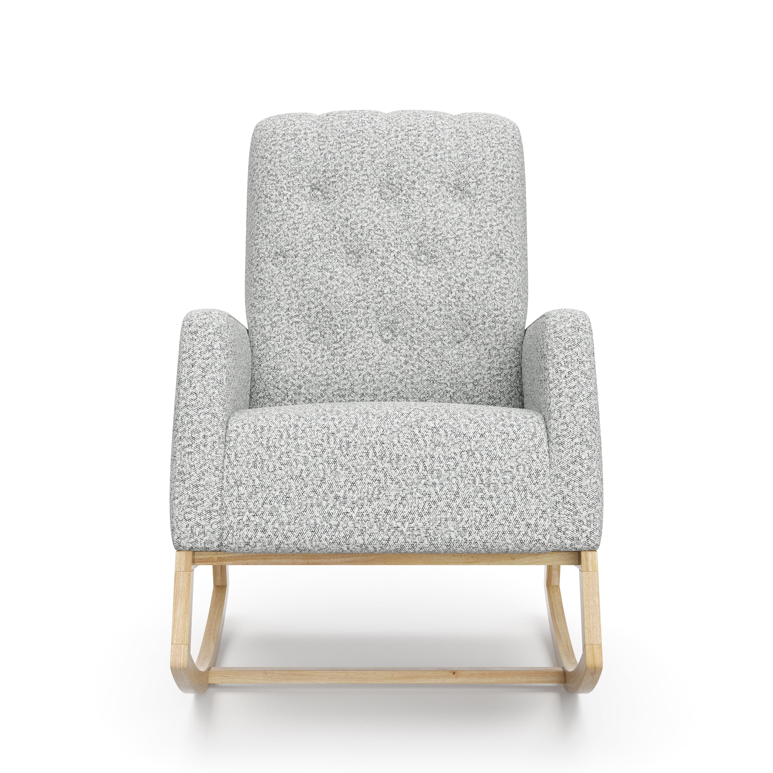 Storkcraft Northern Lights Infant Rocking Chair, Natural/Salt and Pepper Boucle