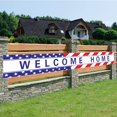 thumbnail image 1 of Purple Welcome Home Banner,Back Home Welcome Sign,Extra Large Homecoming Party Decorations(Welcome Home), 1 of 7