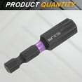 thumbnail image 3 of Uxcell T55 Torx Impact Screwdriver Bit 1/4" Hex Shank 2" Long Magnetic No Hole, 3 of 7