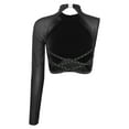 thumbnail image 2 of vastwit Costume de Danse pour Femmes Manches Longues Ballet Entraînement Gym Course Noir TG, 2 of 7