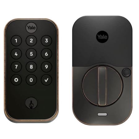 Yale Yrd410 Assure 2 Keypad Single Cylinder Keyless Entry Deadbolt - Bronze