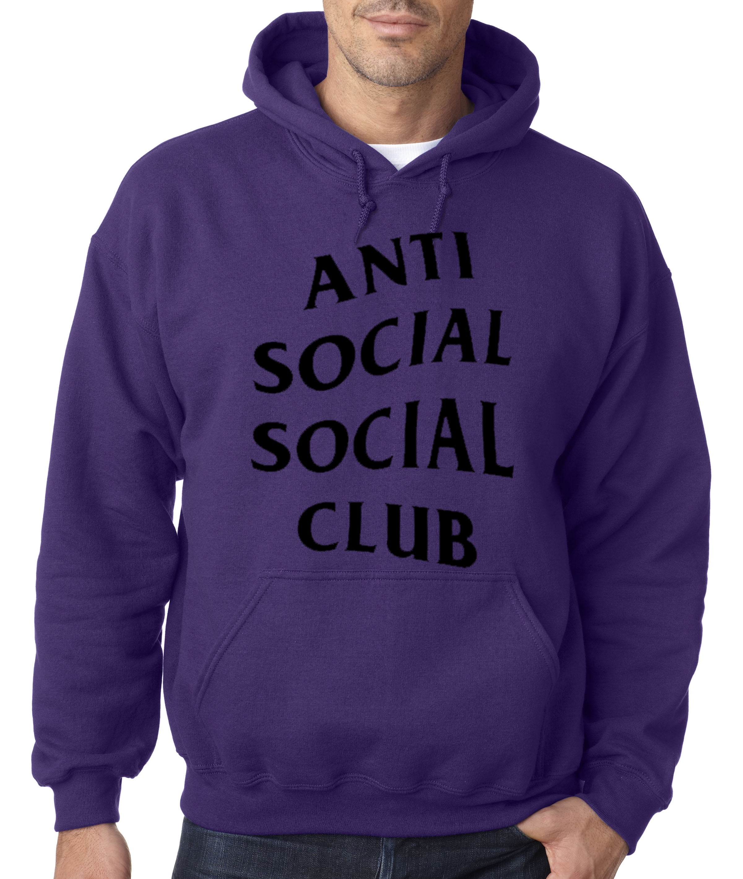 purple anti social social club hoodie