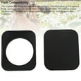 thumbnail image 3 of Camera Lens Hood, Screw in Lens Hood Shade with Cap, Alloy Accurate CNC Fine Processing, Square Metal Lens Hood Shade Protector for Camera, 3 of 7