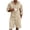 Khaki., variant on HBGVBA Summer 2 Piece Set for Men Long Sleeve Hooded Casual Top Elastic Waist Comfortable Shorts Set