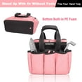 thumbnail image 7 of WORKPRO Garden Tool Bag, Pink Garden Tote Storage Bag with 8 Pockets, Polyester Oxford Cloth Tool Bag, Garden Tool Kit Holder (Tools Not Included), 12" x 12" x 6", Pink Ribbon, 7 of 7