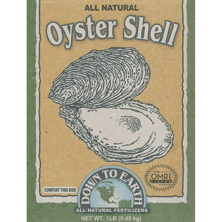 Down to Earth 17814 1 Lb. Oyster Shell Flour Fertilizer Mix
