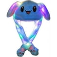 thumbnail image 1 of Bunny Hat Ear Moving Jumping Hat Plush Rabbit Hat Cute Cap with Paws for Women Girls, 1 of 7