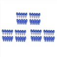 thumbnail image 1 of 60 Piezas Conector Powercon Macho de 3 Pines NAC3FCB Conector Speakon 20A 250V Conector de Clavija de Alimentación de CA Azul y Gris, 1 of 5
