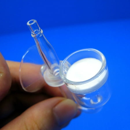 DR. moss Co2 Diffuser Glass Nano 20mm for Aquarium live plants - Moss Fern Plant Java Valve ATOMIZER Suction cup - Regulator