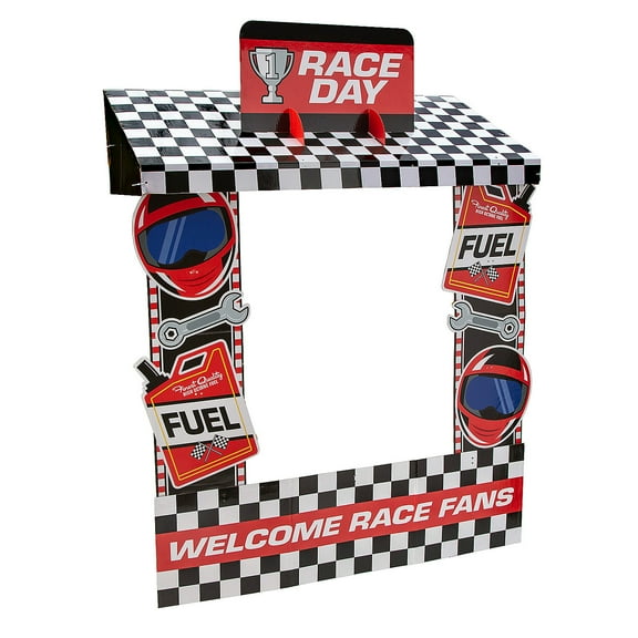 57" x 42" Pit Stop Cardboard Tabletop Hut Decor Set - 5 Pieces