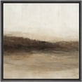 thumbnail image 5 of Framed Canvas Print Abstract Field Landscape Wall Art Neutral Vintage Decorative for Living Room Bedroom - 24"x24" BLACK, 5 of 8