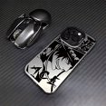 thumbnail image 3 of Funda de teléfono de Anime One Pieces Luffy Zoro para iPhone 16 15 14 13 12 11 Pro Max X XR XSMAX 8 7 Plus, parte trasera mate a prueba de golpes, 3 of 5