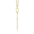 thumbnail image 2 of ANGARA Natural Pave-Set Diamond Heart Key Pendant in 14K Yellow Gold for Women (Size-1.2mm| Color-H| Clarity-SI2) | April Birthstone, Anniversary, Jewelry Gift for Women | Natural Diamond Necklace, 2 of 7