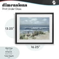 thumbnail image 4 of Stupell Industries Tropical Brushed Expression of Coast Black Framed Print Under Glass, 16 x 13, by Sally Swatland, 4 of 8