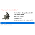 thumbnail image 2 of Diverter Valve - Compatible with 2005 - 2006 Toyota Tundra, 2 of 2