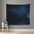 thumbnail image 2 of Balery Blue Glitter Retro Pattern Tapestry 60x51 Inches - Large Wall Hanging Tapestry for Bedroom, Living Room, Dorm Decor - Artistic and Aesthetic Room Decor, 2 of 9