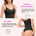 thumbnail image 2 of Women's Shapewear Tank Bodysuit Tummy Control Body Shaper Leotard Firm Control Body Briefer, 2 of 5