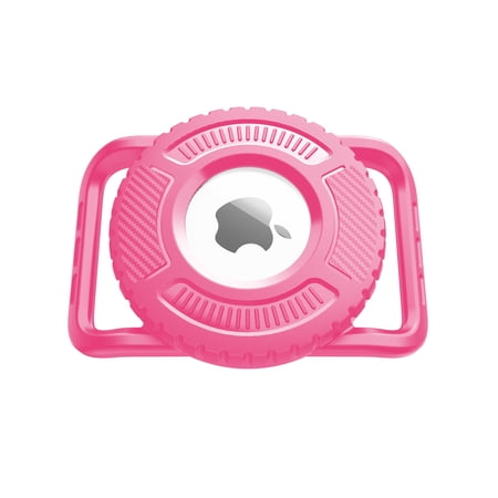 SENHAWK Waterproof PC AirTag Dog Collar Mount Rotating Buckle Secure Anti-Theft Pet ID Tag Compatible with Apple AirTag GPS Tracker Case for Dog Cat