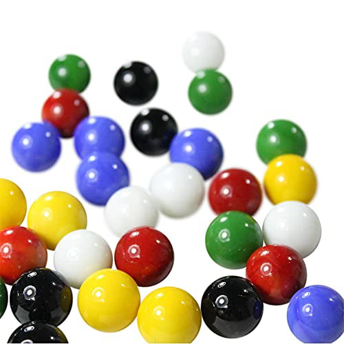 Mega Marbles SET OF 24 ASSORTED BULK 1 inches SHOOTER MARBLES No Container NEW 