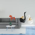 thumbnail image 2 of Figuras coleccionables de cisnes suecos, escultura animal de Dalecarlian, adorno de mesa, artesanía artística, decoración para parejas, ideal para est, 2 of 8