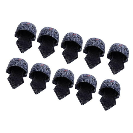 

10Pieces Safety Welding Protective Hat Welder Flame Retardant Cotton Suitable for Head