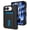 Black, variant on Decase for Apple iPhone Duo Case, Folding Wallet Cover with 2-Card Holder Slot, Automatic Rebound Hinge Shield and Front Glass Drop Armor Bumper, Clear