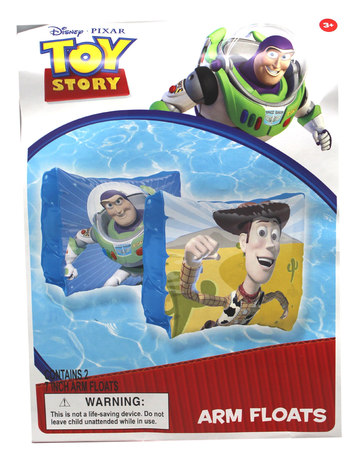 DISNEY Toy Story Buzz & Woody Kids Swimming 20" Swim Ring Tube Toy Pool Floats 