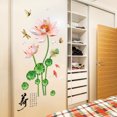 thumbnail image 4 of Un conjunto de pegatinas de pared de flores de loto de peces de poema chino, calcomanías de pared, decoración de pared para sala de estar, dormitorio, cocina y oficina TUNC Sencillez, 4 of 5