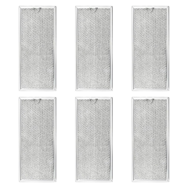 Filtro de grasa de repuesto para filtro de grasa de microondas, resistente, fácil de instalar, reemplazar, pantalla de malla de aluminio para W1020863