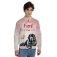 thumbnail image 4 of Every Fart is Love Note Newfoundland Guilty Face Happy Valentine's All Over Print 3D Baseball Jacket Newfie Dog Lover Gifts Bomber Jacket Softball - 01016, 4 of 6