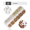 thumbnail image 2 of Xihbxyly Decoración de Uñas con Diamantes, Gemas de Vidrio Coloridas de Fondo Plano, Fácil Aplicación para Uñas Naturales o Artificiales, 12 Opciones de Formas Versátiles, Ideal para Fiestas de Maqui, 2 of 3