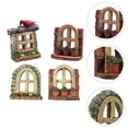 thumbnail image 3 of 4pcs Creative Landscape Ornament Micro Ornament Lovely Flower Pot Decoration (Random style), 3 of 8
