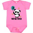 thumbnail image 3 of Inktastic Twins 2nd Birthday Panda Boys or Girls Baby Bodysuit, 3 of 5